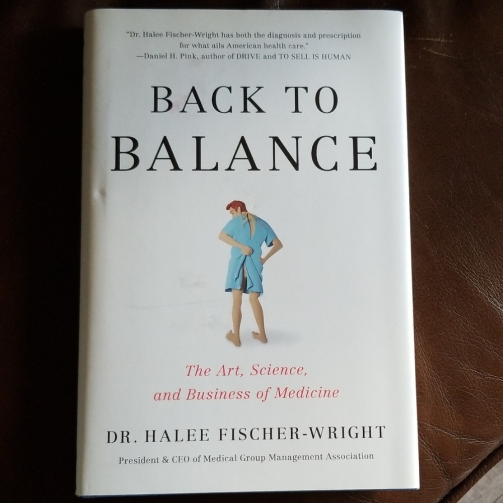 Book- Back to Balance by Dr Halee Fischer-Wright